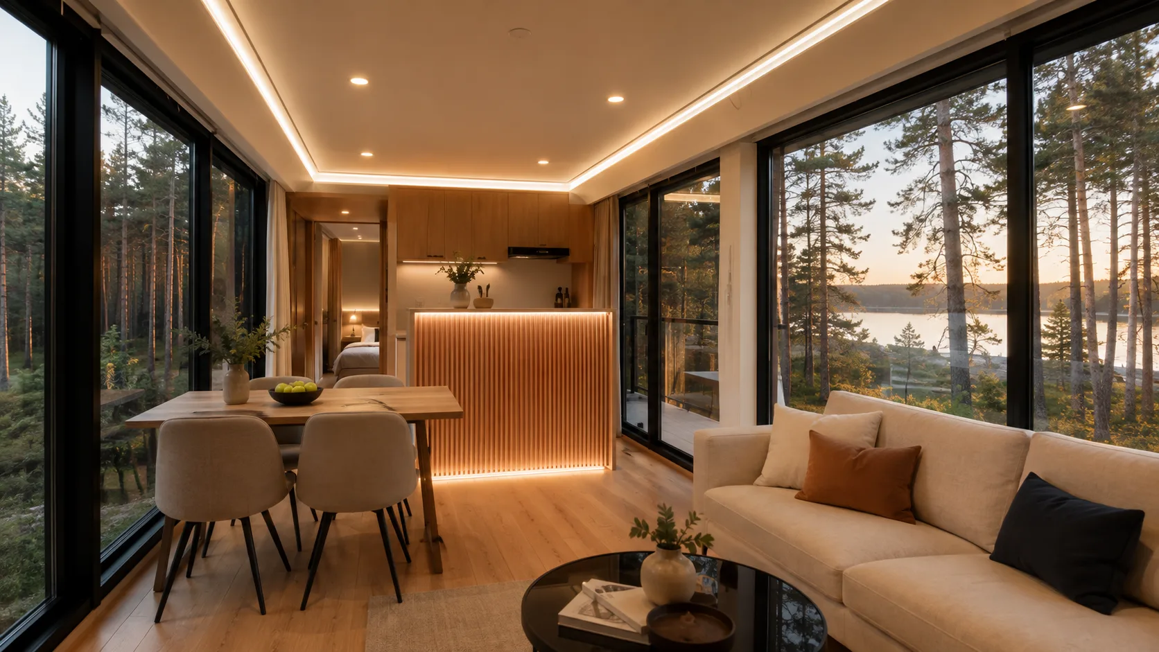 Aurora Homers style interior