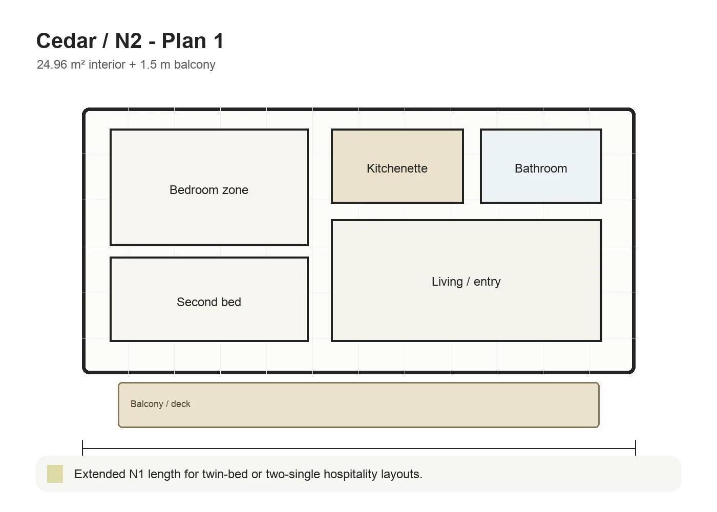 Cedar N2 floor plan