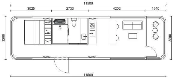 Lyra E8 balcony floor plan