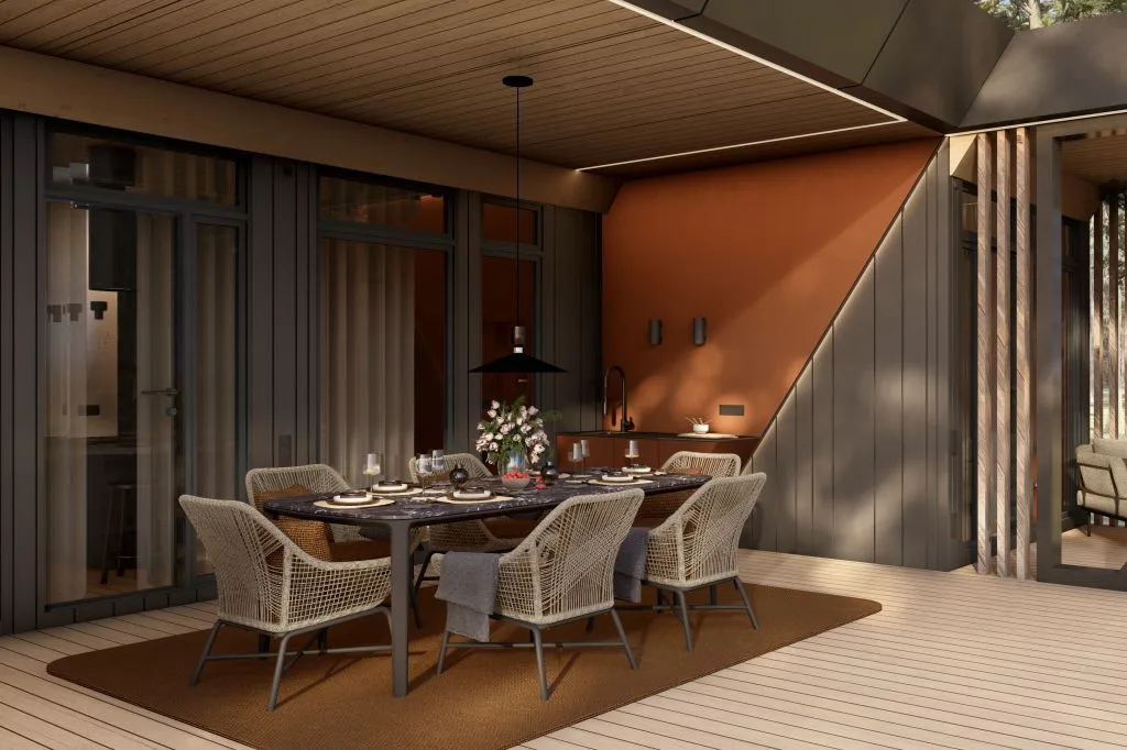 Nexus terrace dining