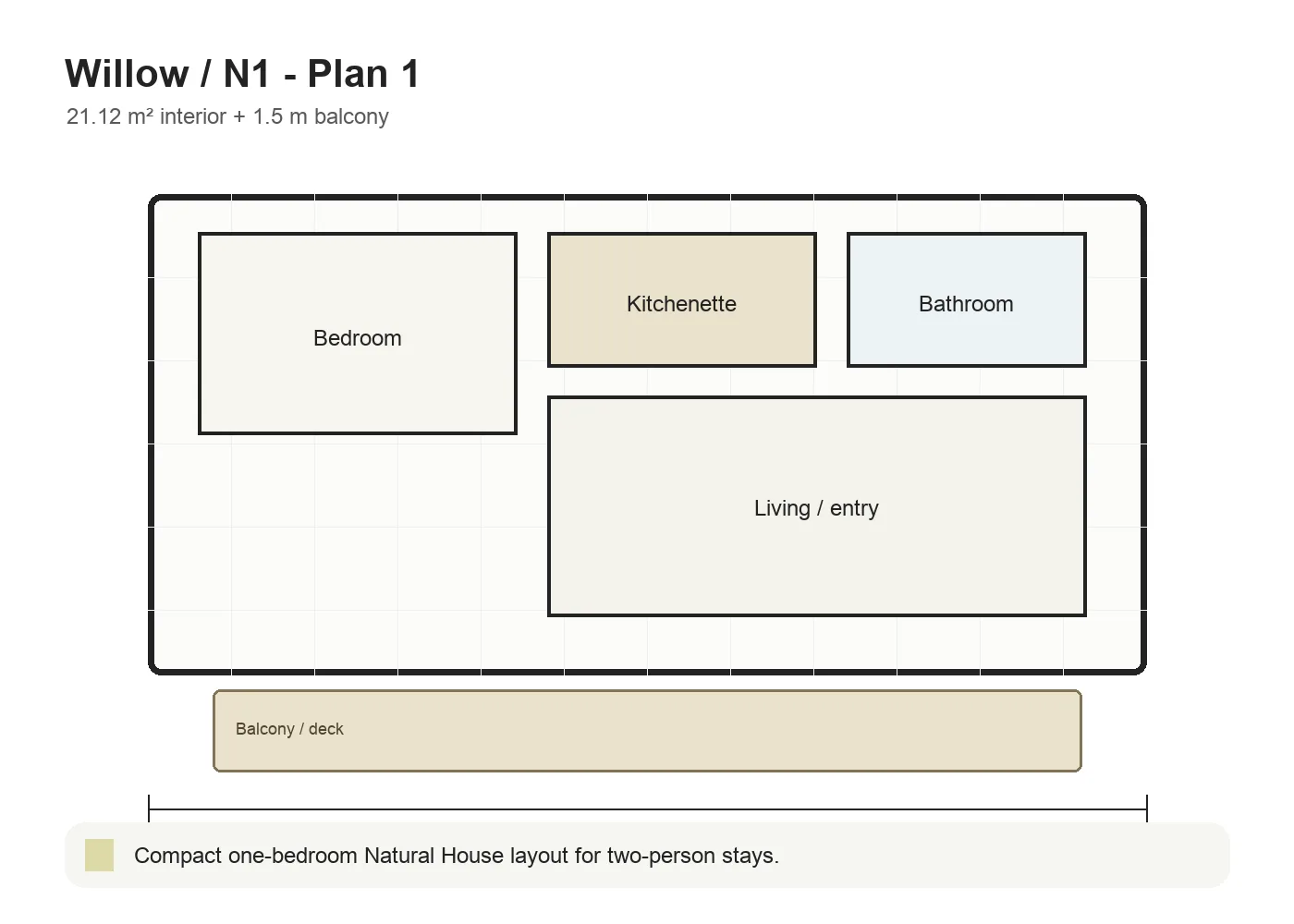 Willow N1 floor plan